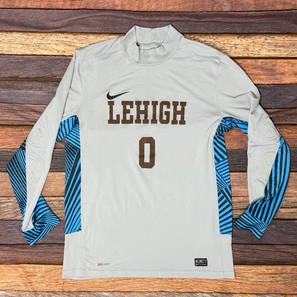Lehigh Mountain Hawks Official Soccer Goalie Nike Dri - Fit Jersey Men's